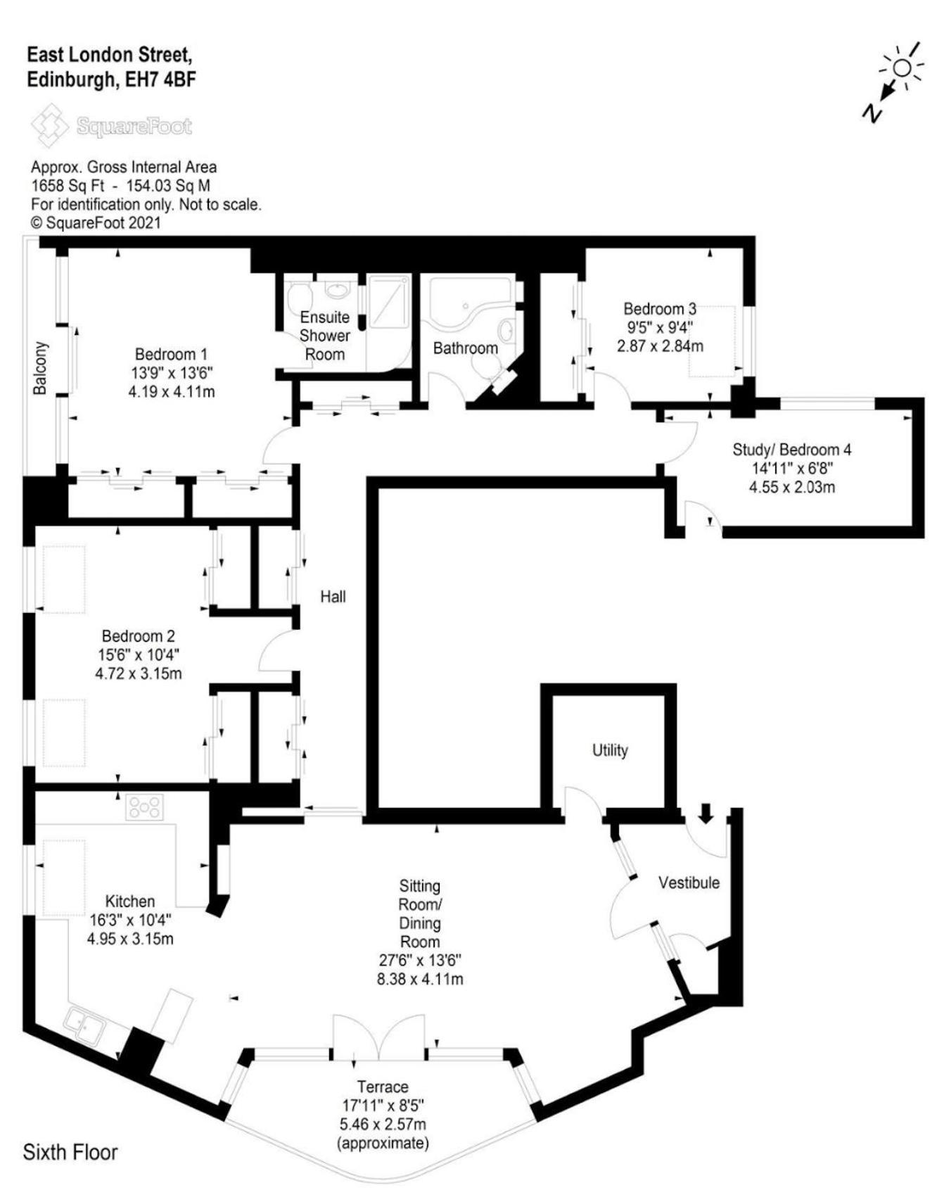 Edinburgh Penthouse 101 Apartment Екстериор снимка